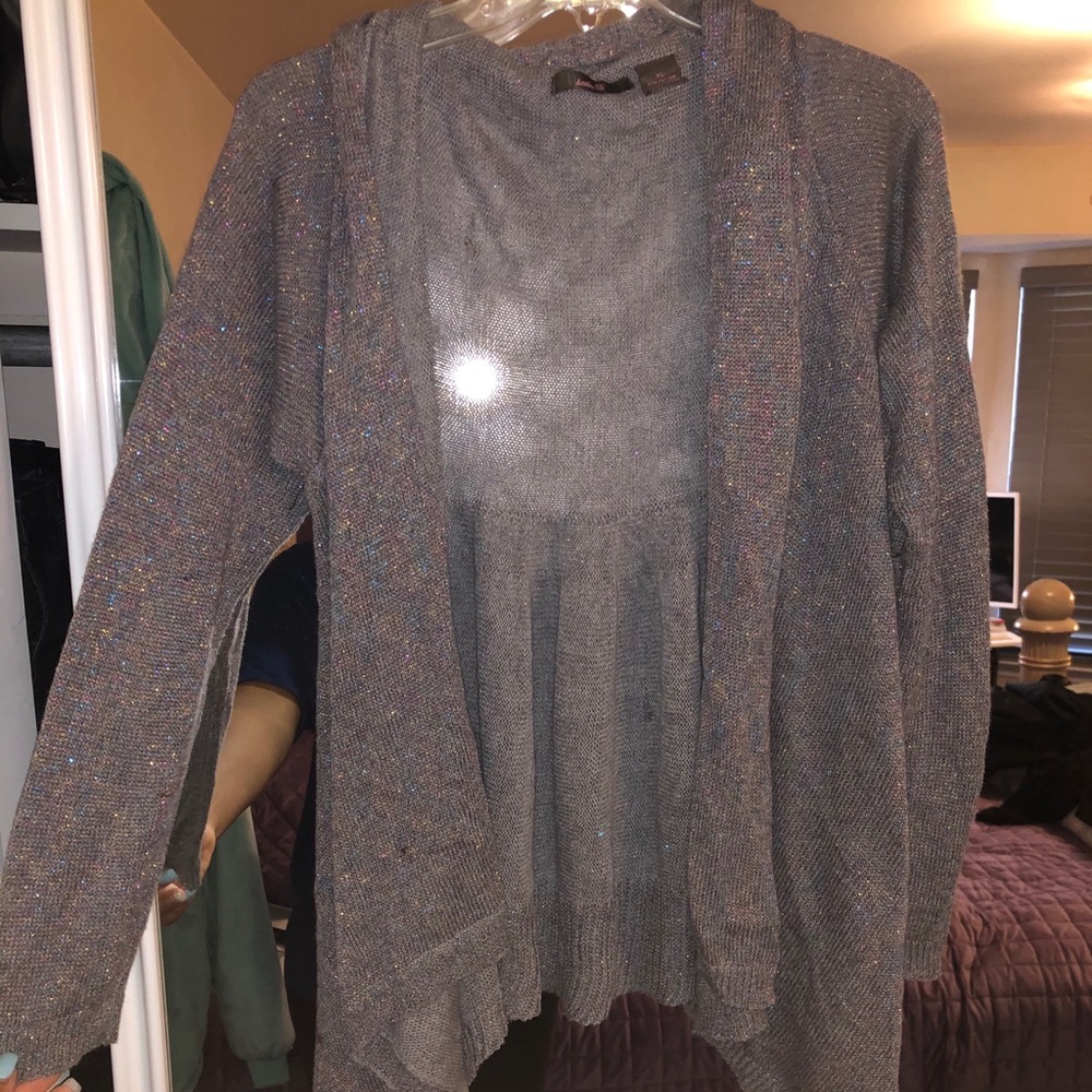 rainbow shimmer.cardigan